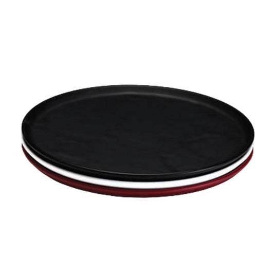 Zicco K-9300 Taş Model Melamin Teşhir Tepsisi, 32 cm, Beyaz