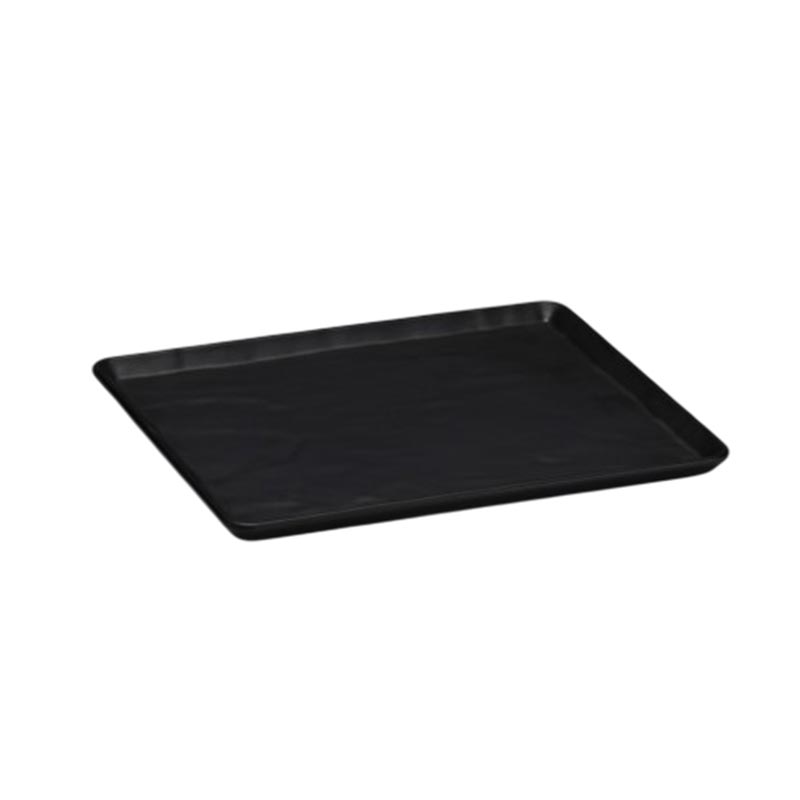 Zicco K-9350 Taş Model Melamin Teşhir Tabağı, 26x32 cm, Sarı