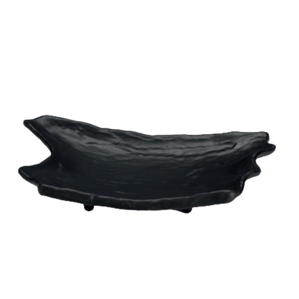 Zicco K-9700 Taş Model Melamin Teşhir Tabağı, 18x27.5 cm, Mavi