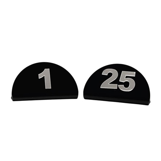 Zicco ZCP-809 Akrilik Masa Numarası, 1-25 Arası, 10x5 cm