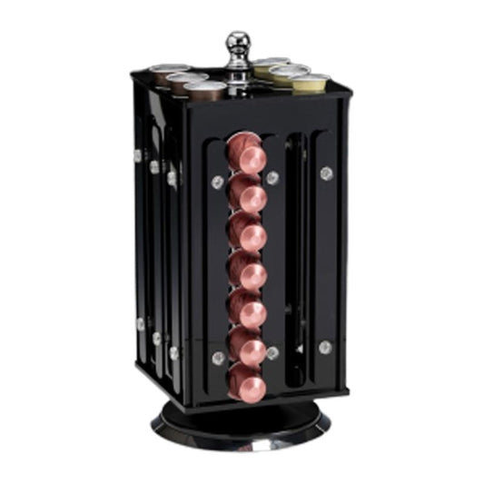 Zicco ZCP-844 Akrilik Döner Yuvarlak Kapsül Standı, 64 Gözlü