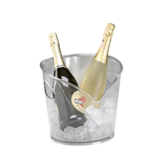 Zicco ZCP-869 Akrilik Şişe Kovası, 28x24 cm, Beyaz