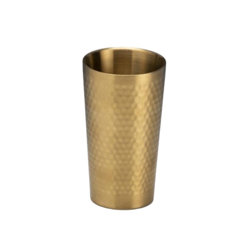 Zicco ZKC-835 Çelik Çift Duvarlı Kokteyl Bardak, 350 cl, Sarı