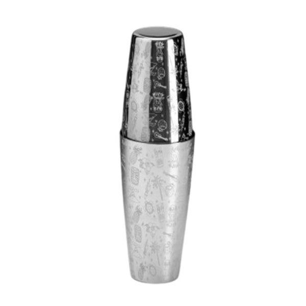 Zicco ZKC-837 Çelik Boston Shaker, 600-700 cl